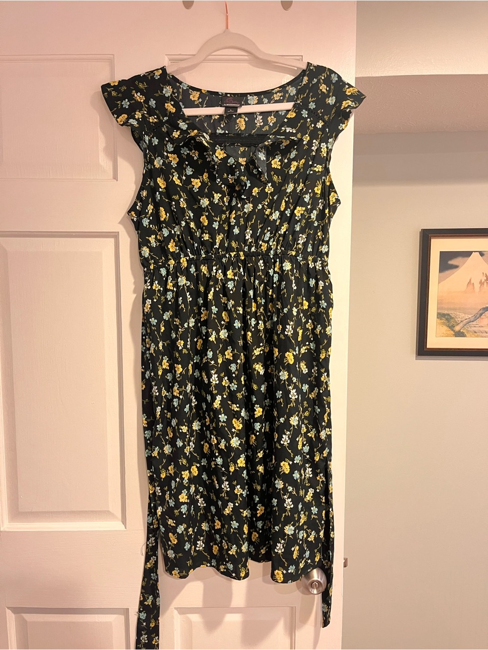 Motherhood Black Floral Dress